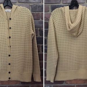 Samansa Mos2 Mustard Colored Cardigan Size Medium -36 chest